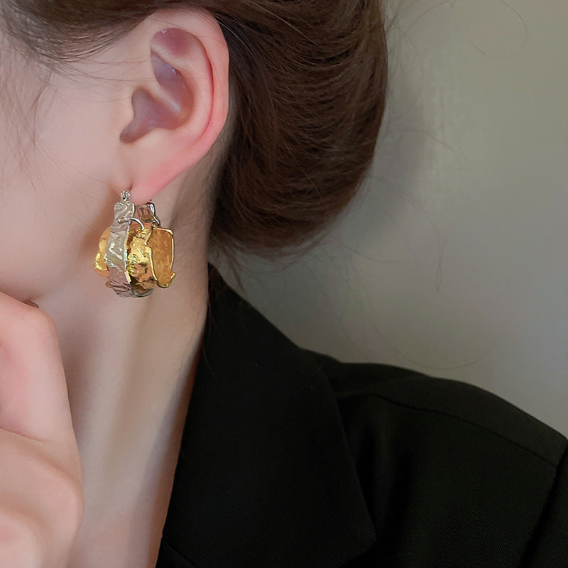 Women's Double Layer Ear Clip Affordable Luxury Fashion Earrings