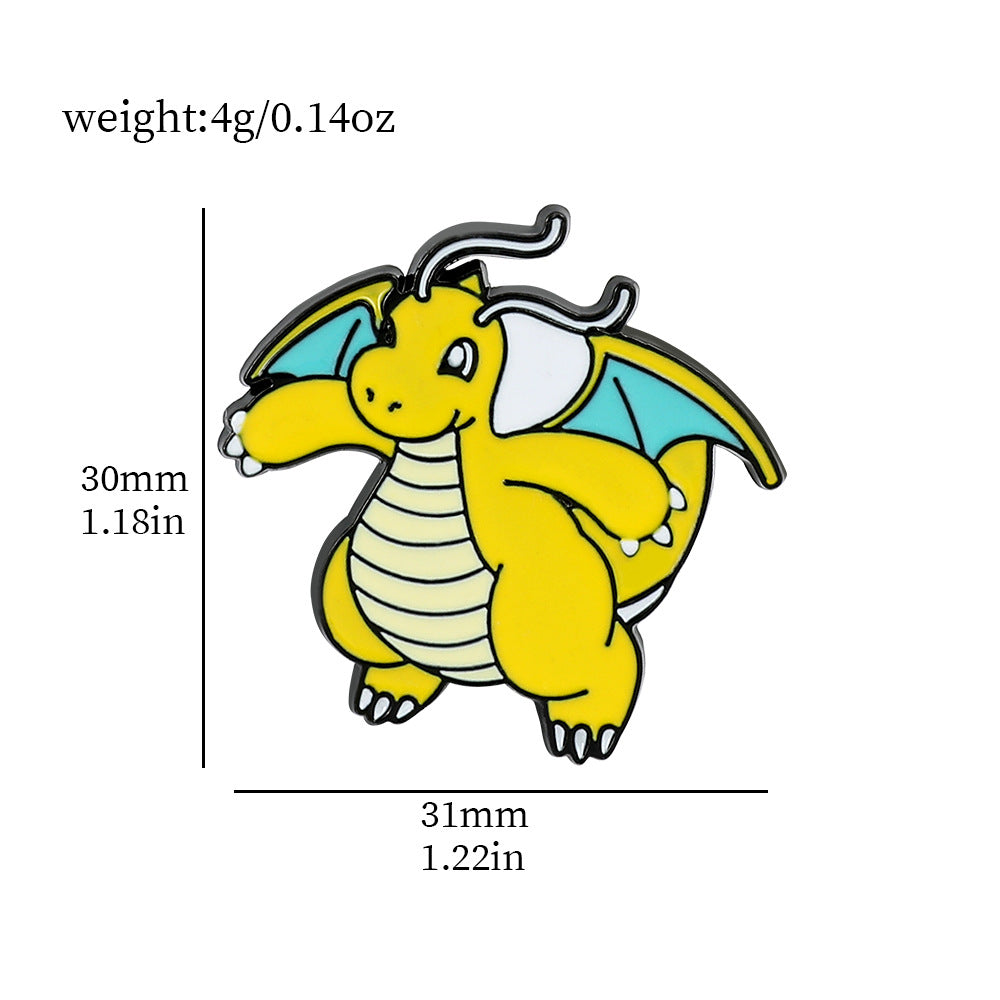 Cartoons Animation Brooch Poke Ball Badge Brooches