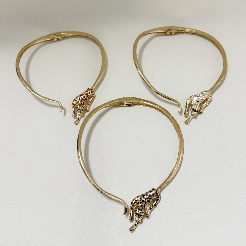 Light Luxury High-grade Open Elastic Clavicle Necklaces