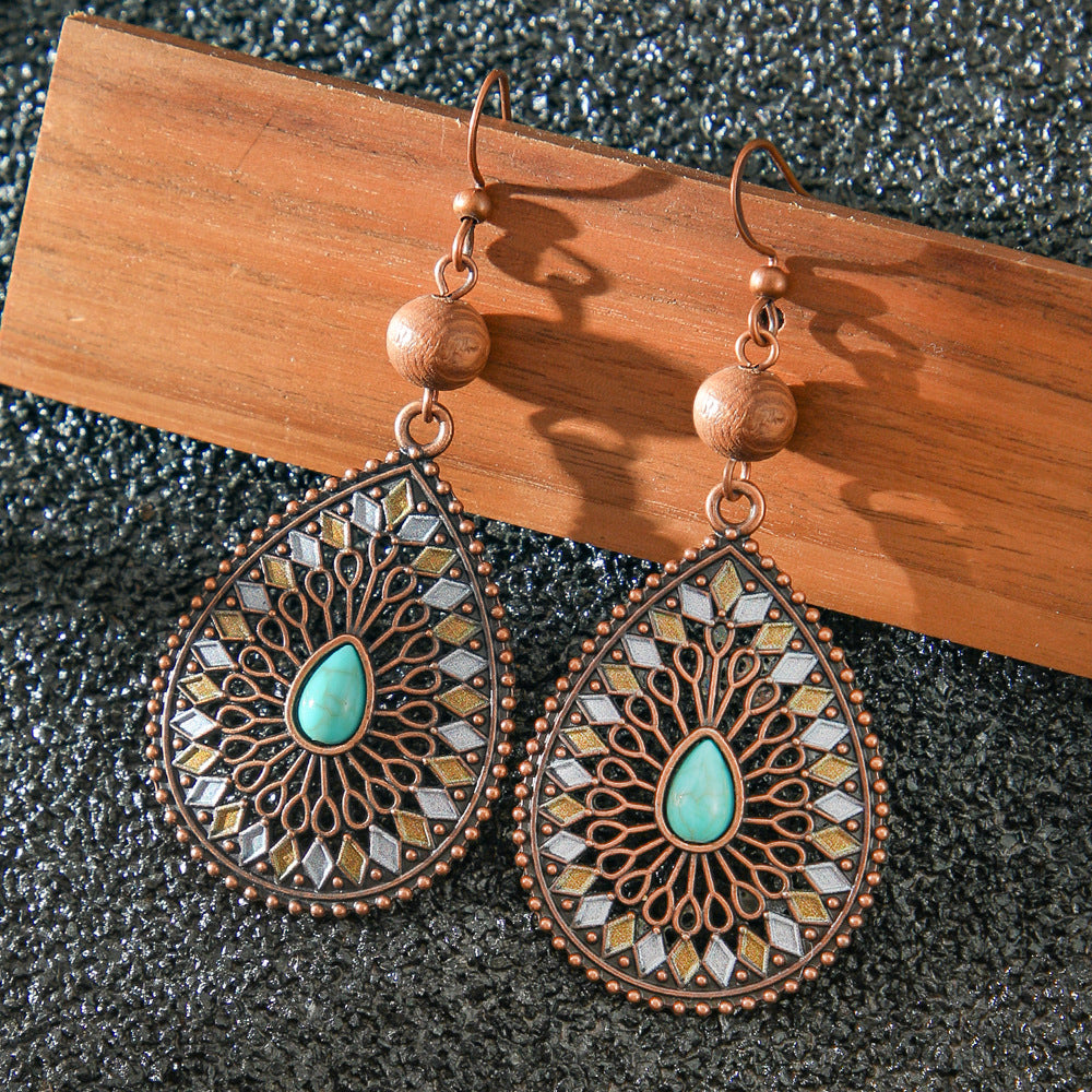 Attractive Antique Bohemian Ethnic Style Handmade Earrings