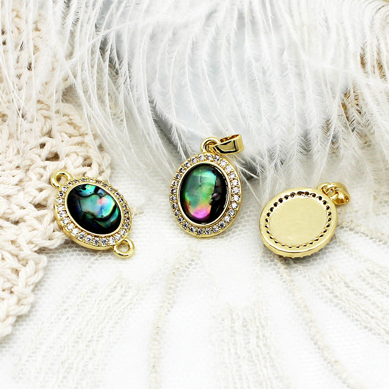 Starry Sky Universe Abalone Shell Geometric Jewelry Accessories