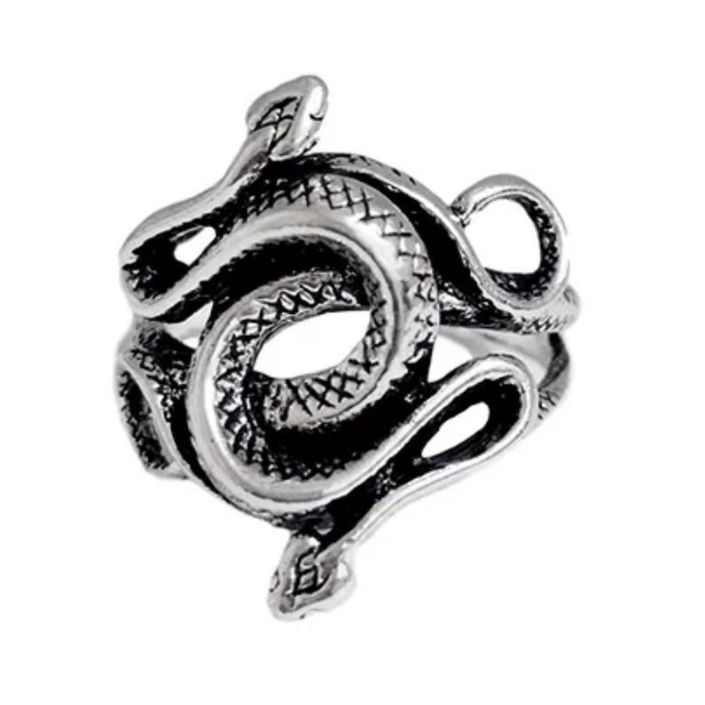 Women's & Men's Vintage Animal Spirit Snake Punk Exaggerated Personality Winding Rings