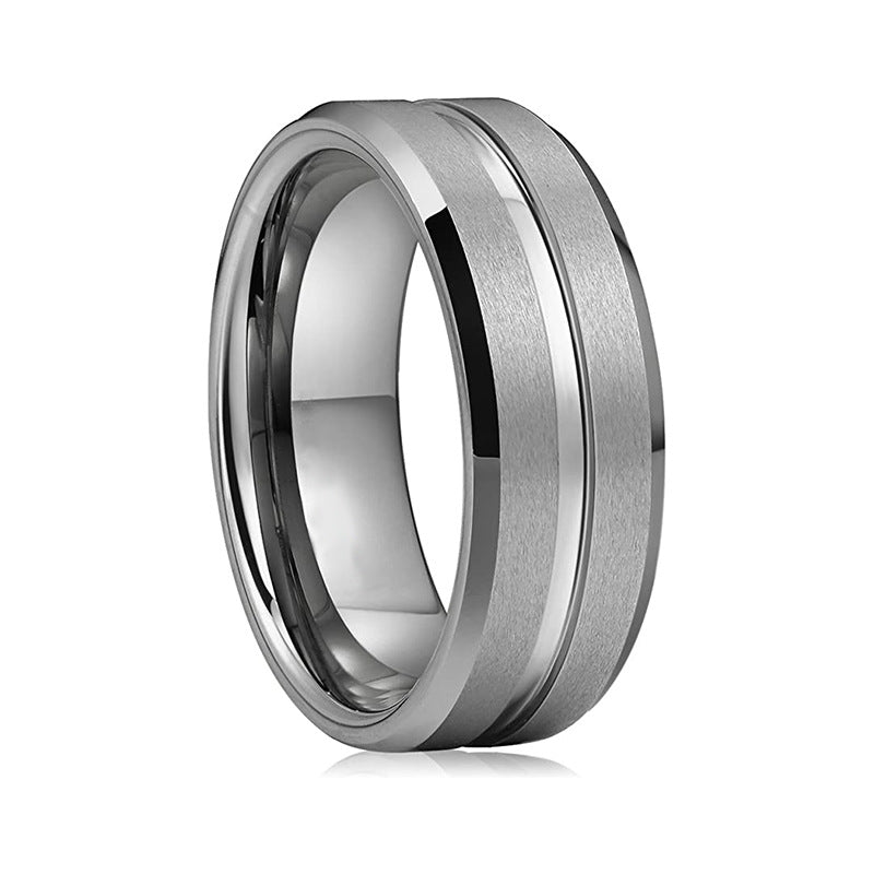 Creative Single Sink Bilateral Frosted Titanium Rings