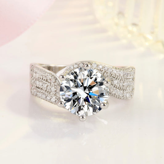 Live Streaming On Luxury Full Diamond Rings