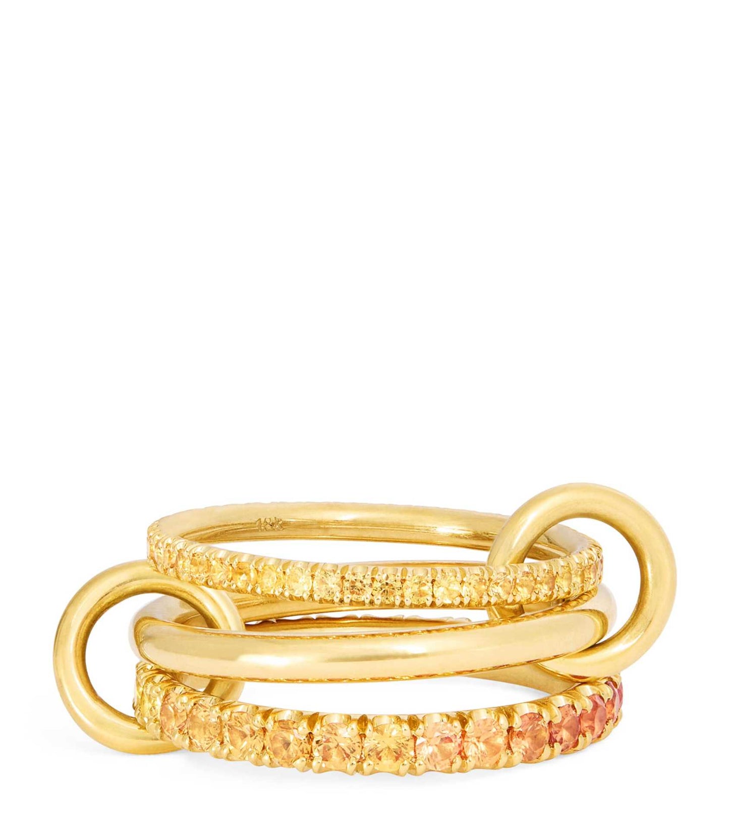 Gold Color Matching Zircon Versatile Creative Rings