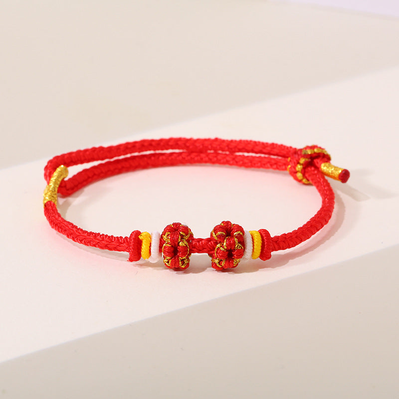 Festival Beads Threading Wear Gold Lucky Bracelets