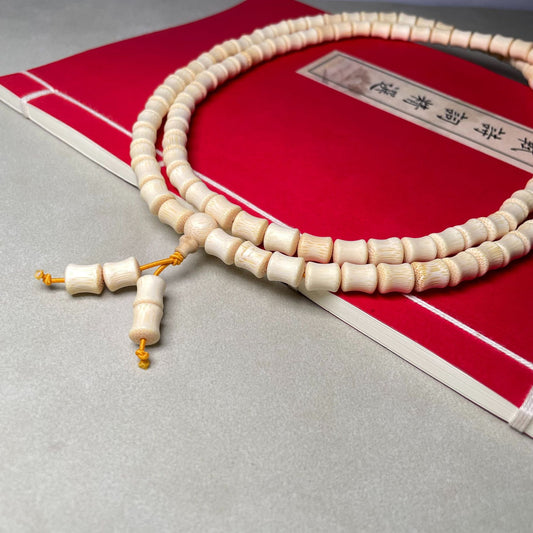 Women's & Men's Couple Serpentine Wood Old Materials High Density Beads Traditional Chinese Bracelet