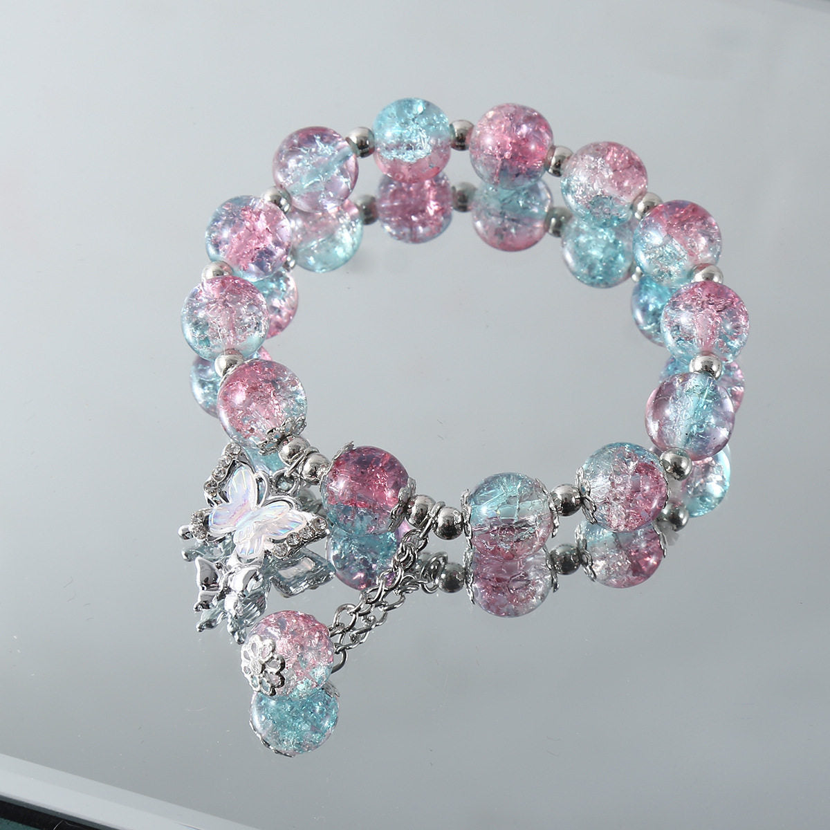 Broken Female Design Mori Style Sweet Color Bracelet