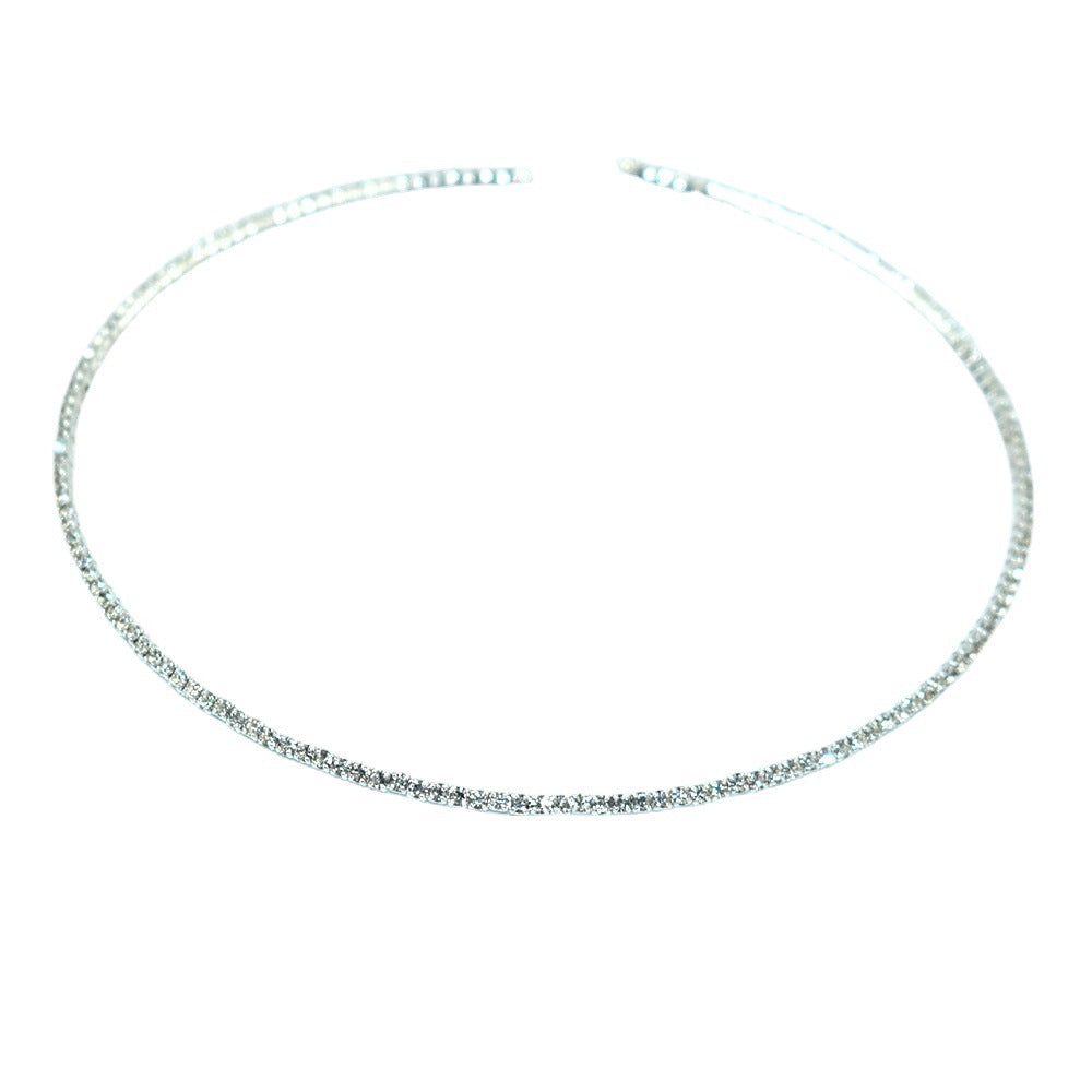 Fashion Single-layer Rhinestone Bride Wedding Dress Collar