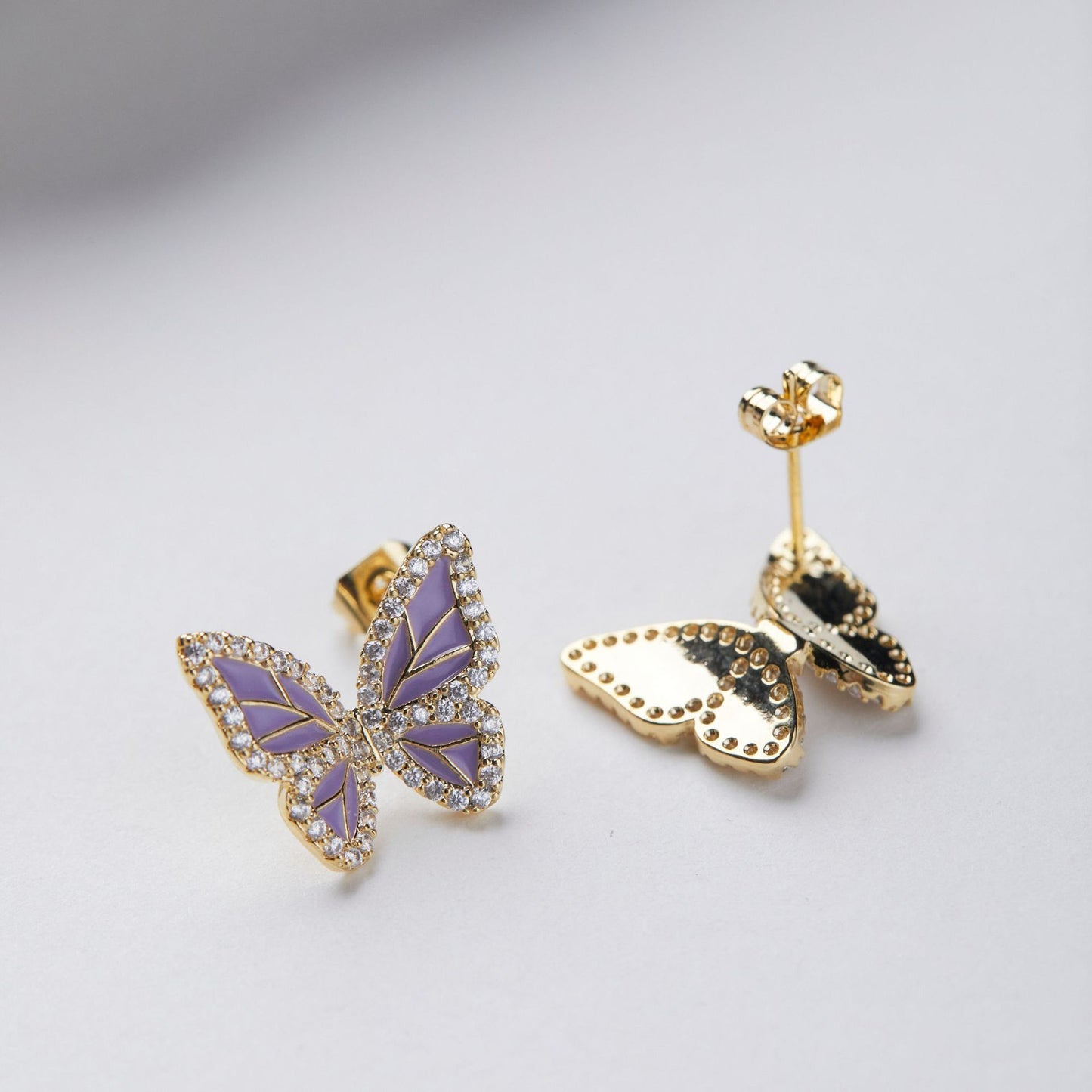 Butterfly Female Hepburn Style Design Sense High Ear Earrings