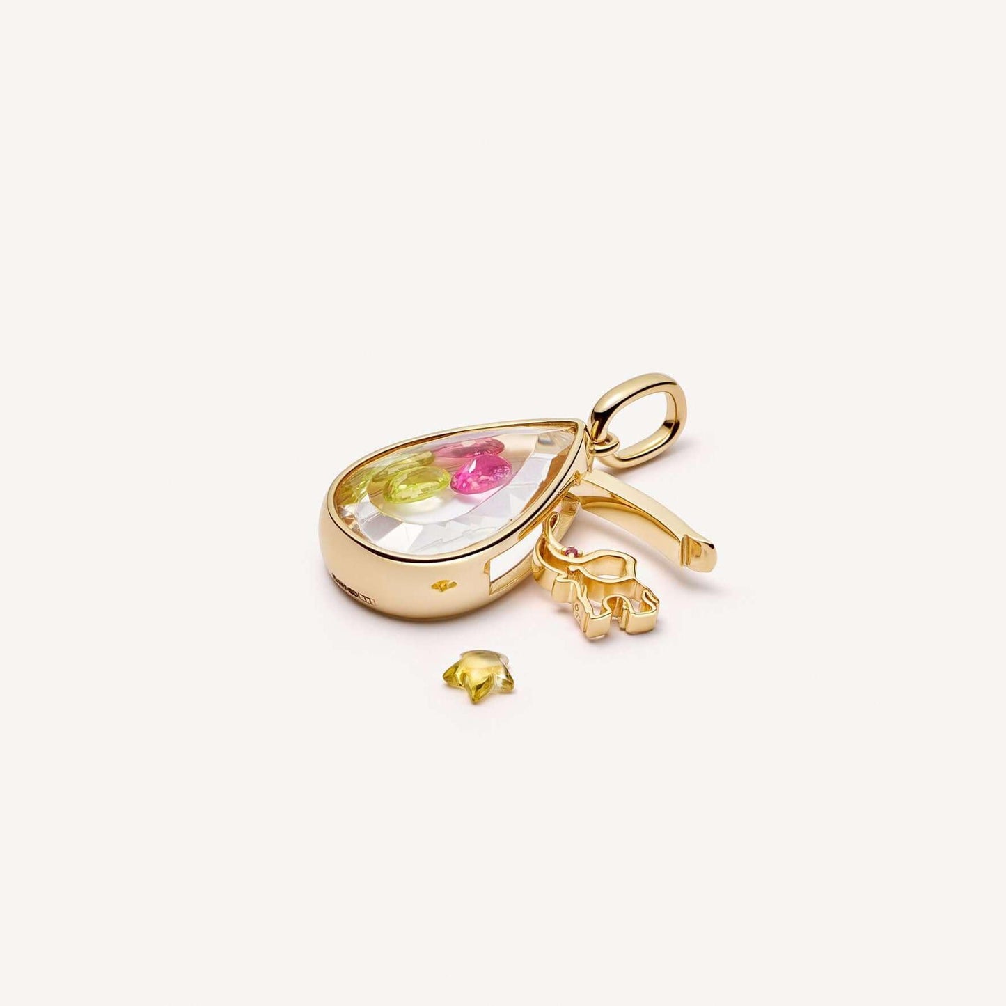 Heart Can Open Water Drop Niche Cute Necklaces