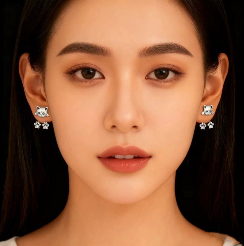 Back Of Ear Unique Personality Minority Design Fashion Stud Earrings