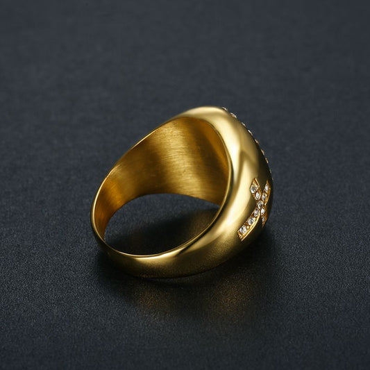 Men's Hip Hop Ear Accessories Titanium Steel Rings
