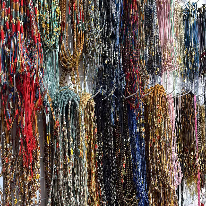Style Tibet Beads Handmade Braided Rope Beeswax Amulet Bracelet