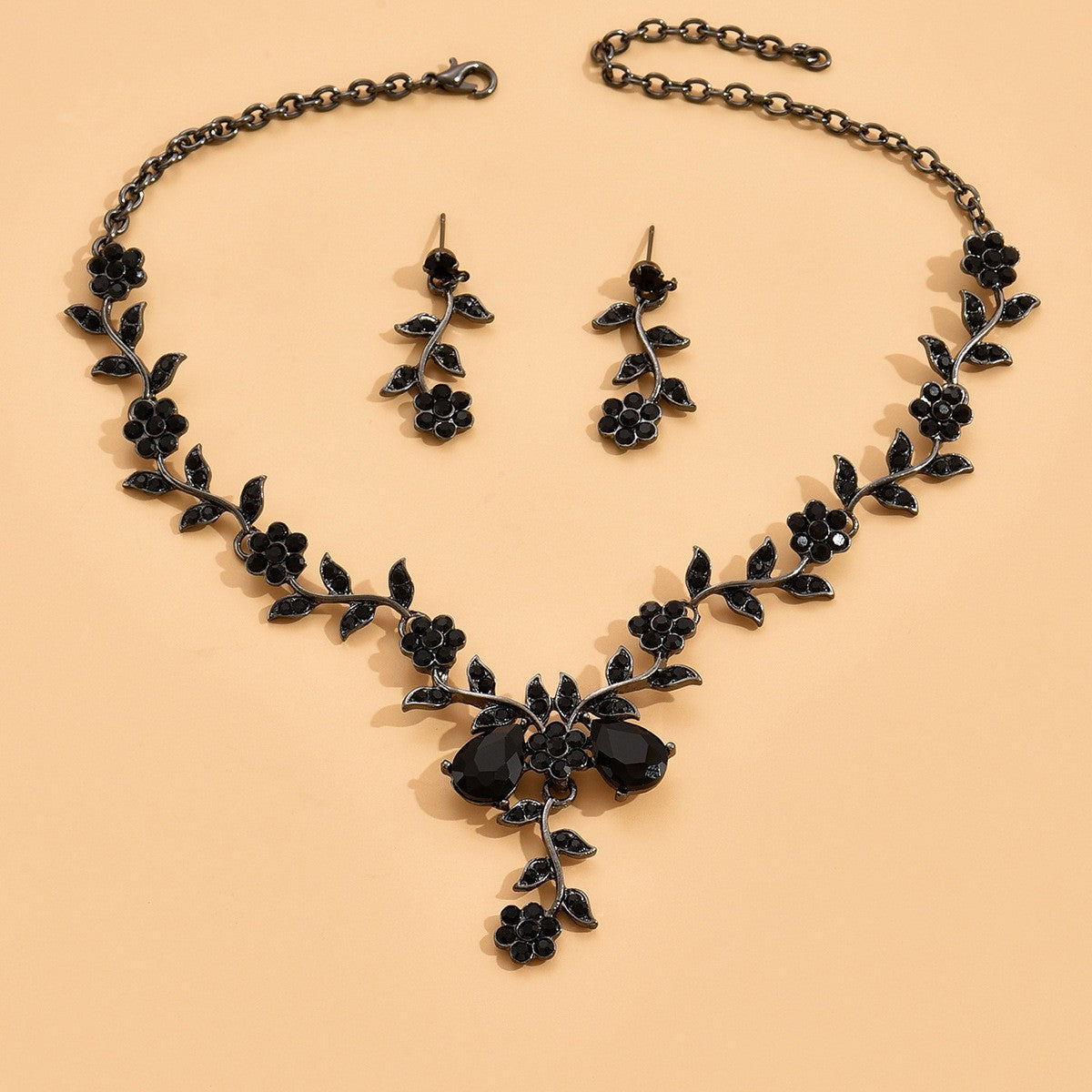 Women's Vintage Bridal Rhinestone Suite Ball Necklaces