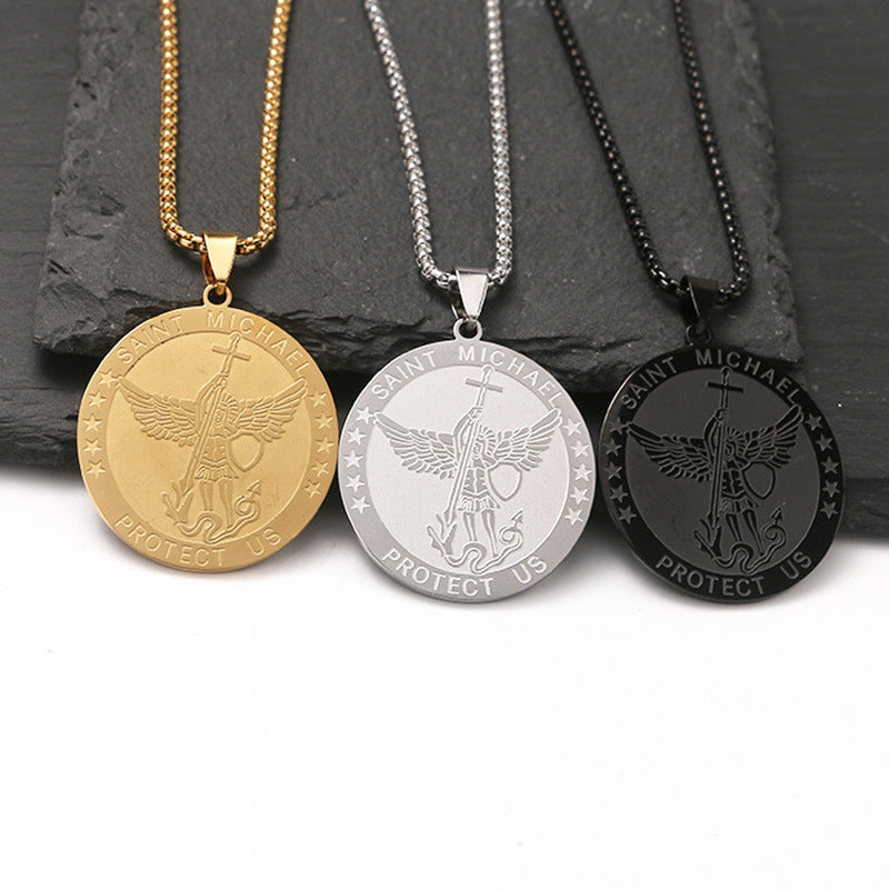 Women's Male Female Personality Fashion Medal Temperament Necklaces