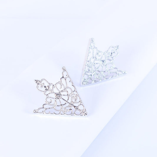 Fashion Street Shooting Personality Hollow Out Pattern Earrings