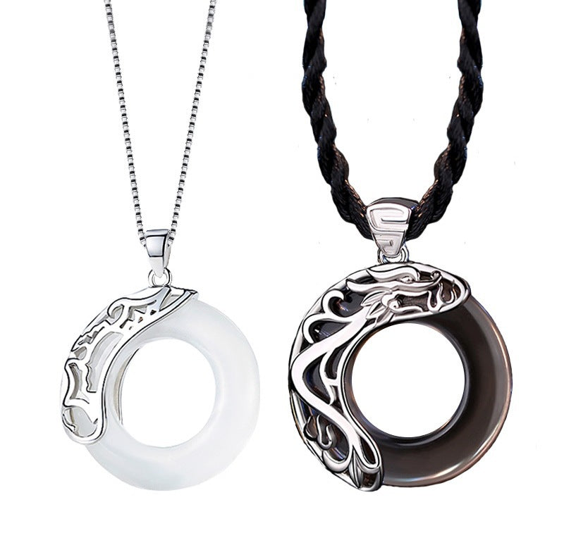 Women's Sier For Vintage Antique Sun Moon Star Fashion Necklaces