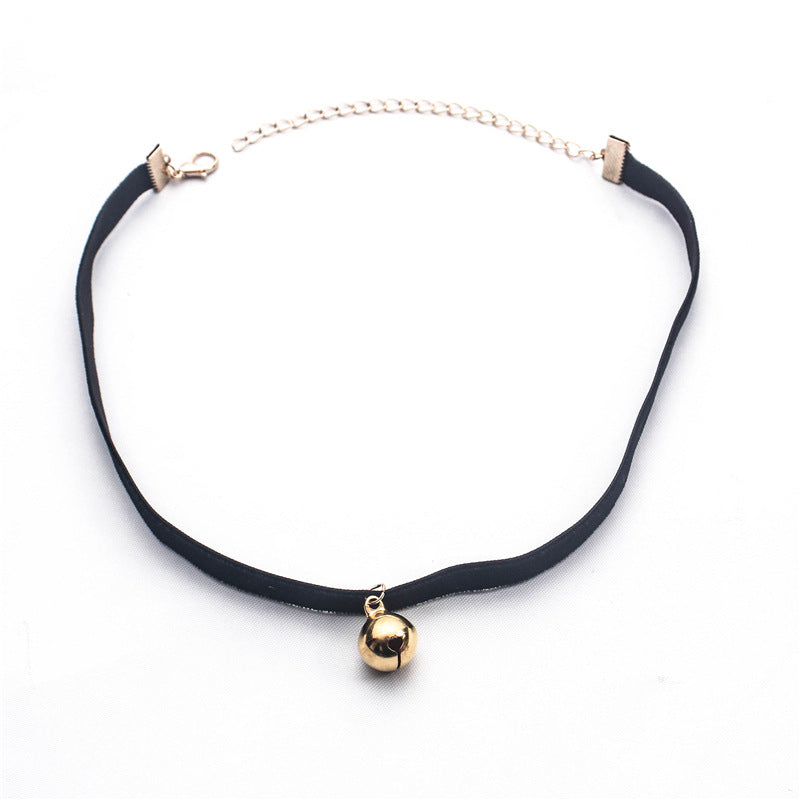 Female Dark Simple Fairy Temperamental Short Neck Collar