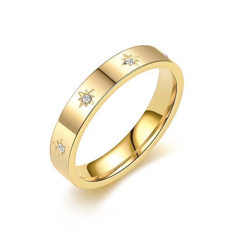 Men's Steel Female Niche Design Index Finger Rings