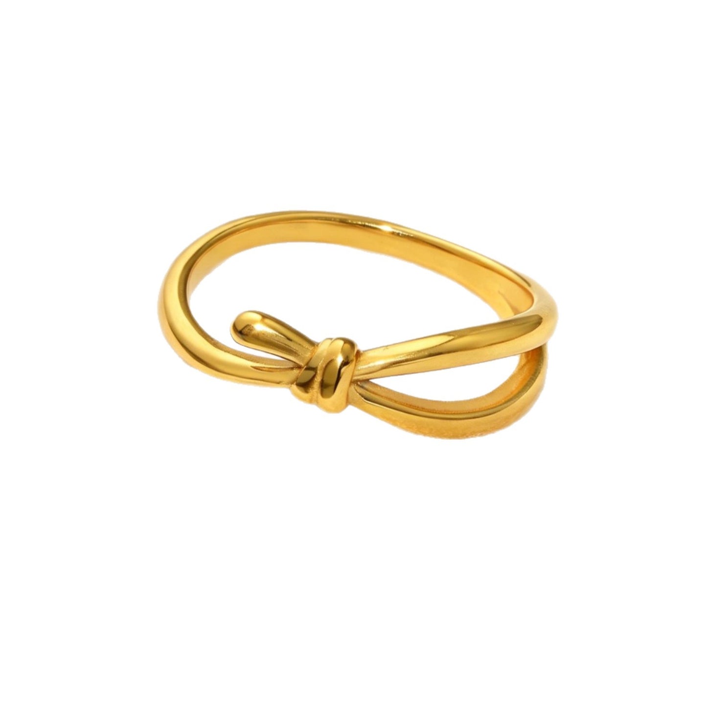 Knot Stainless Steel Little Finger Simple Ring