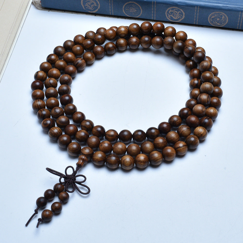 Women's & Men's Authentic Pterocarpus Wood Buddha Beads Batch Bracelet
