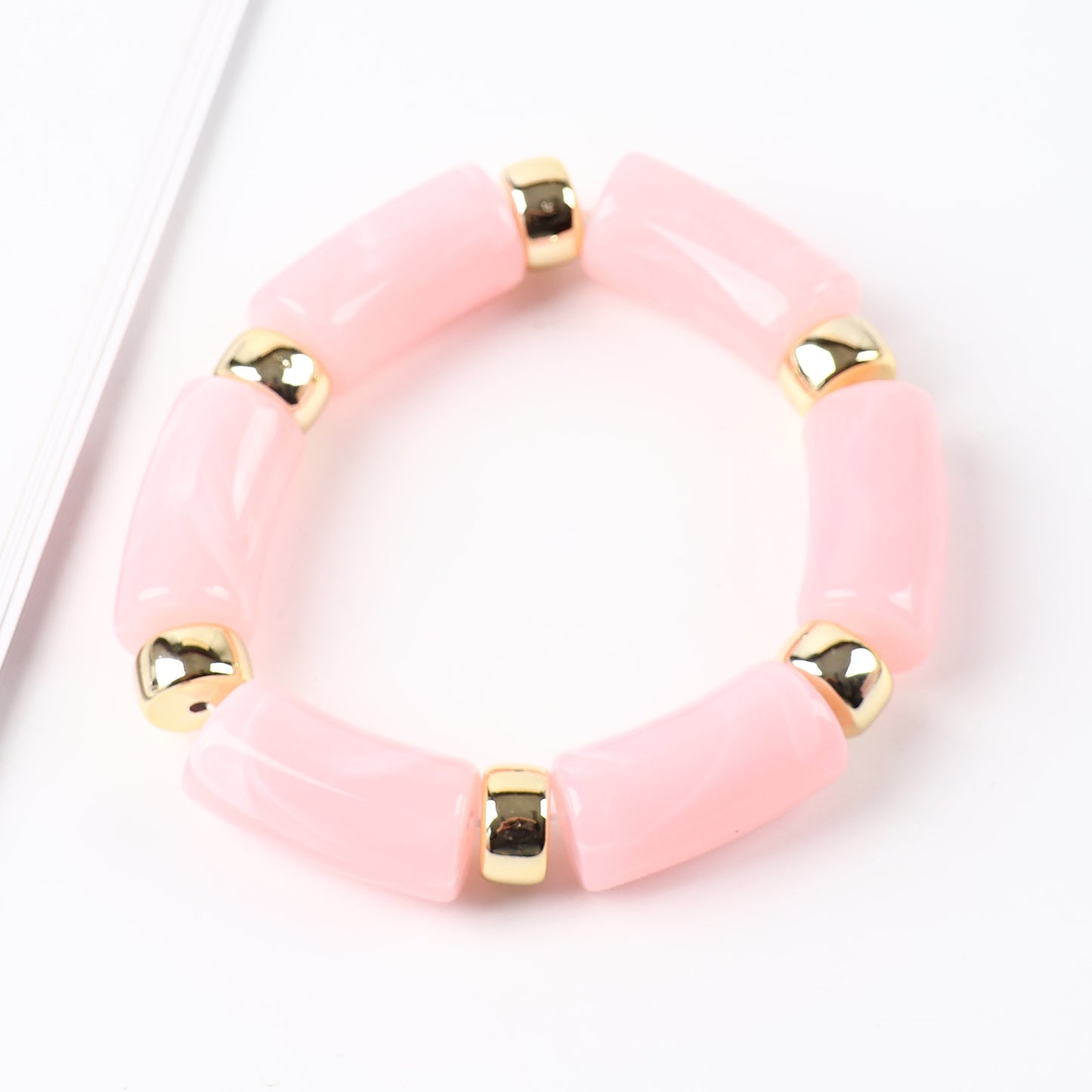 Acrylic Handmade Exaggerated Color Matching Design Bracelet