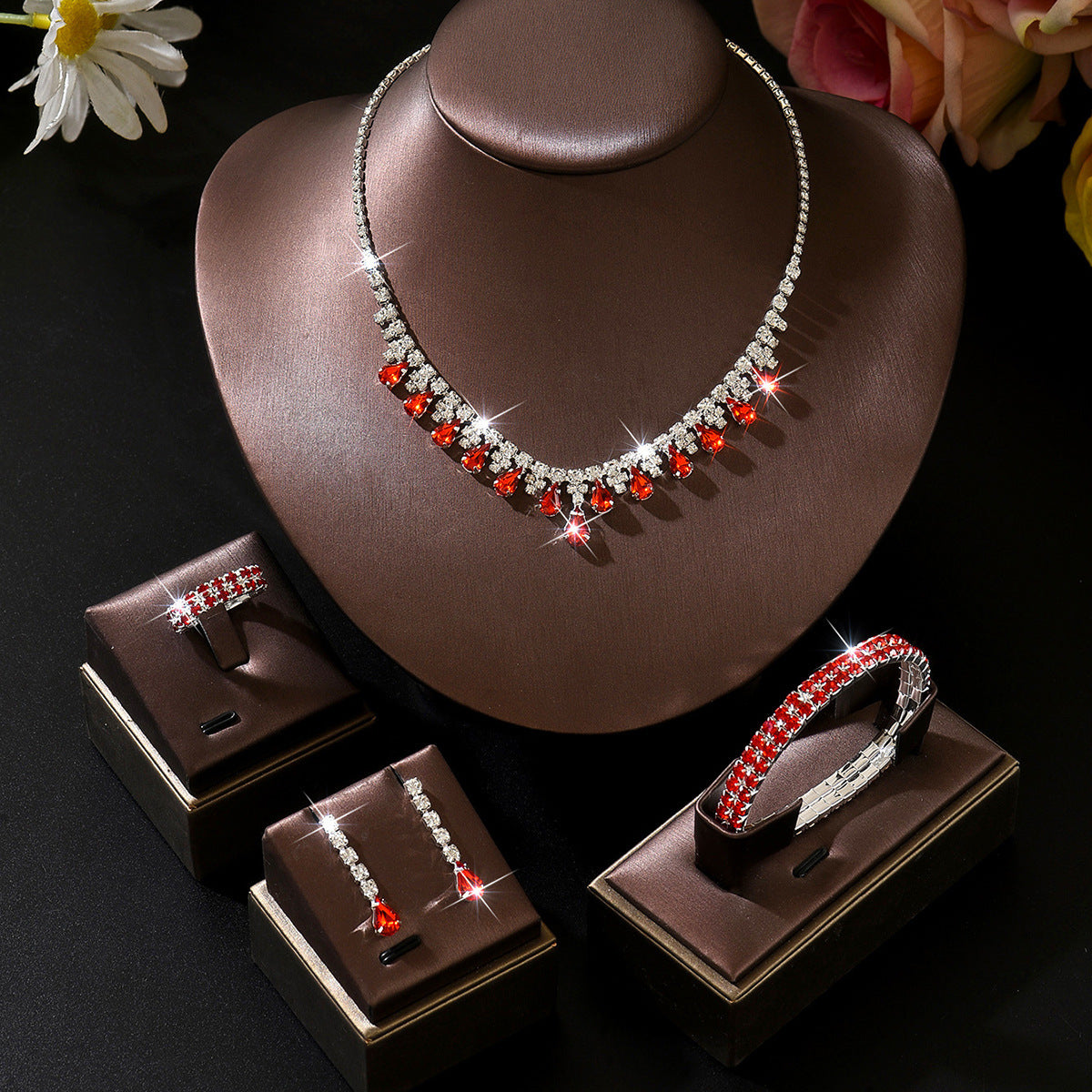 Suit Fashionable Simple Exquisite Fresh High Sense Birthday Gift Jewelry Set