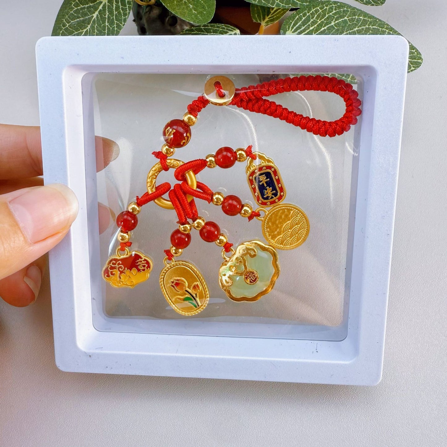 Copper Couple National Fashion Enamel Dripping Oil Hanging Ornaments