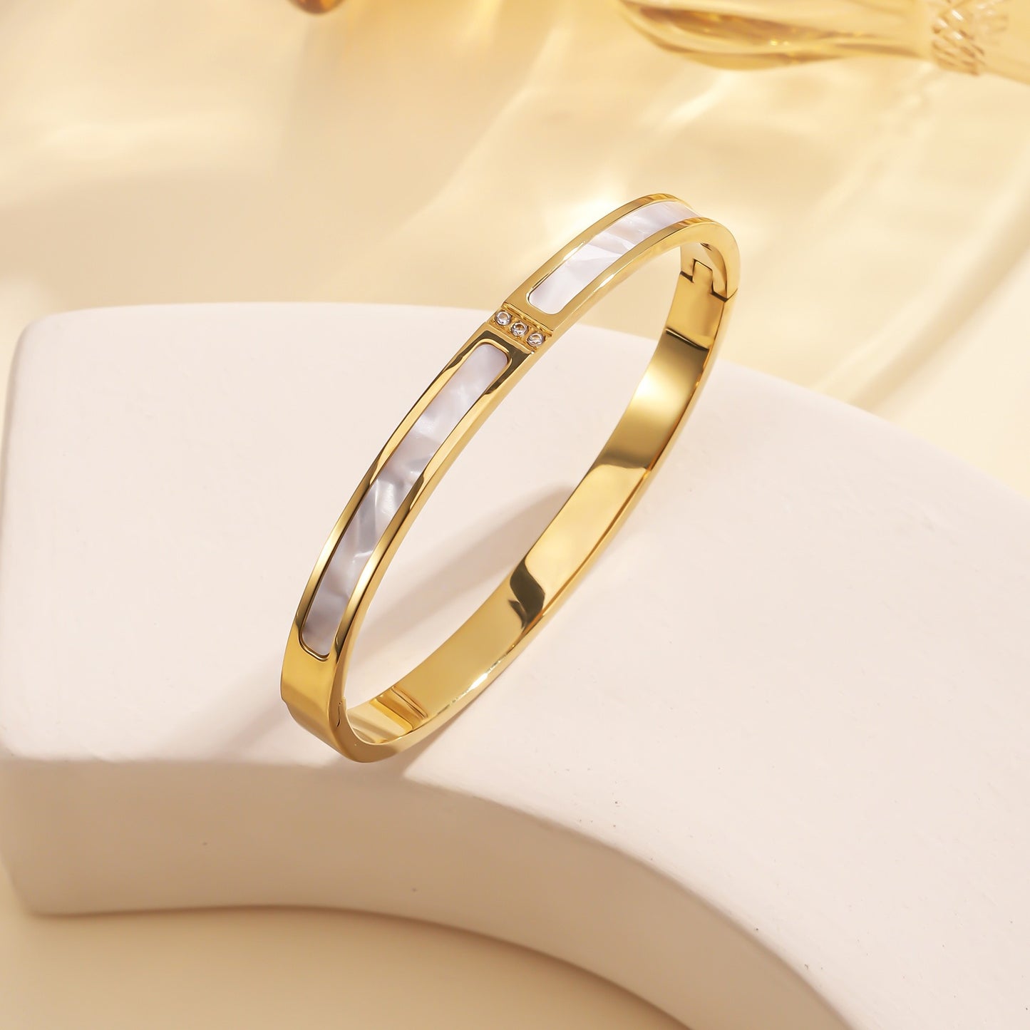 Titanium Steel Stainless Real Gold Furnace Bracelets