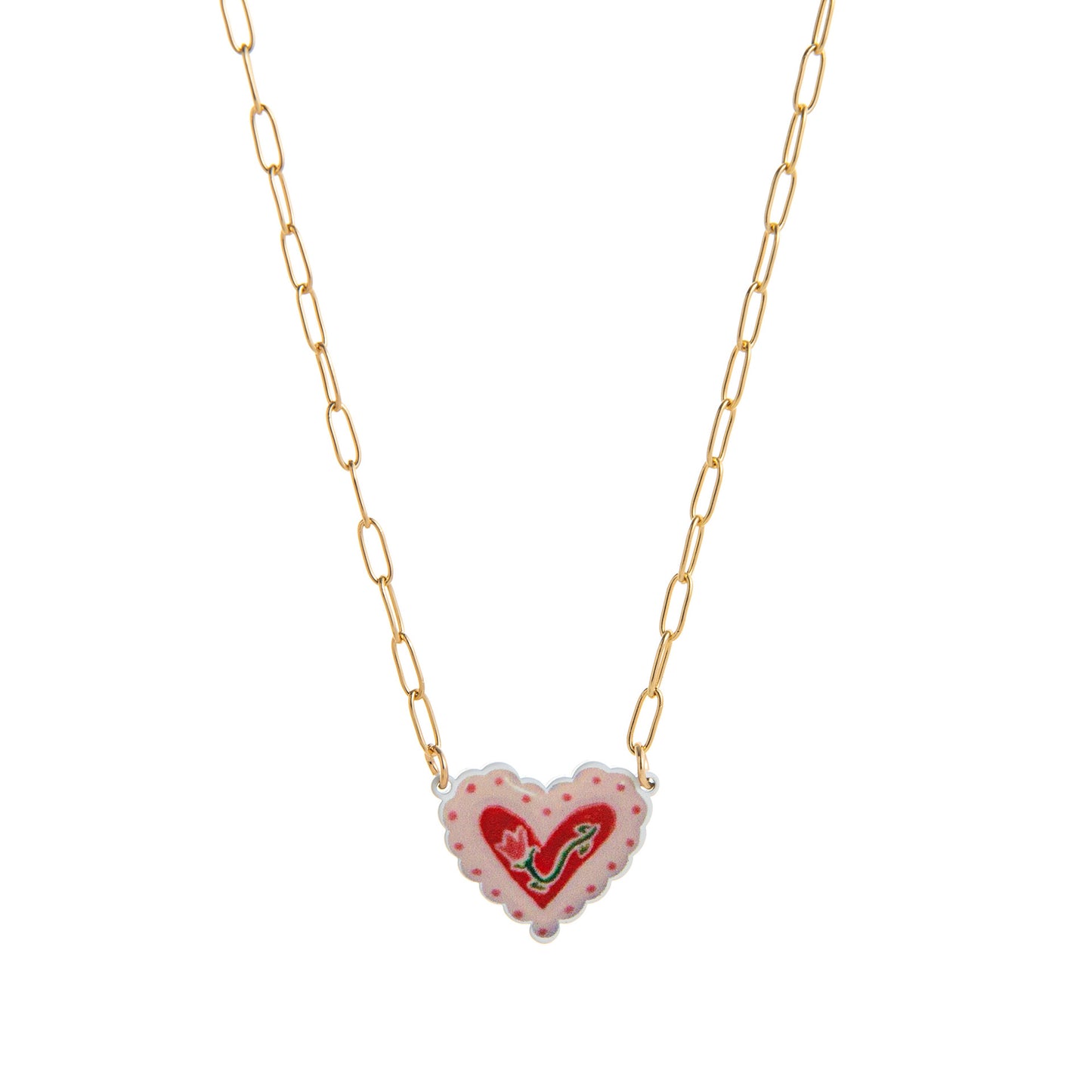 Small Flower Tai Colorful Printed Fresh Pendants