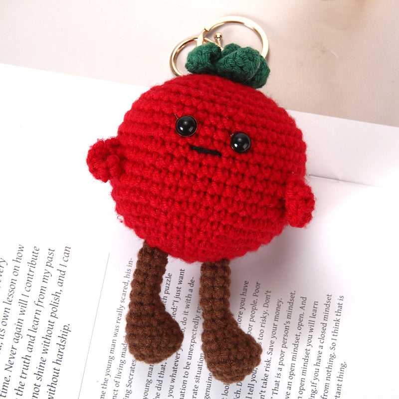 Finished Woven Series Toys Croissant Toast Hanging Ornaments