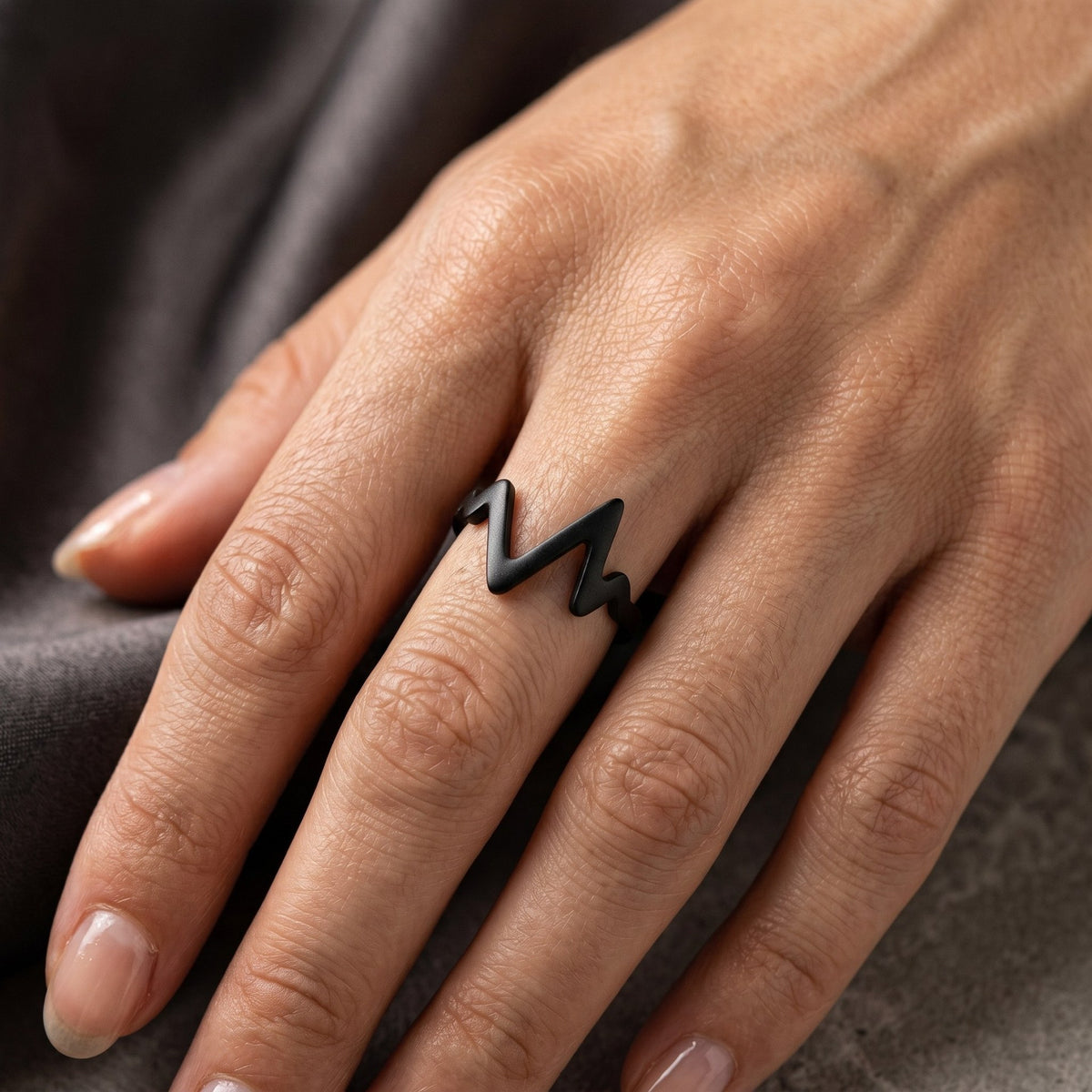 Women's & Men's Opening Adjustable Personality Geometry Line Niche Rings