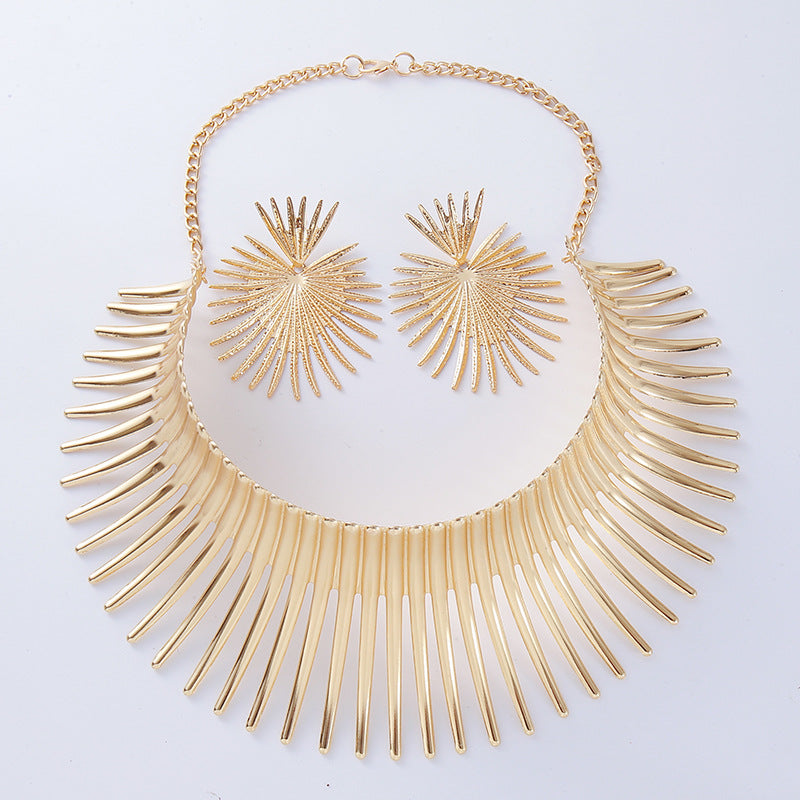 Exaggerated Personalized Indian Style With Fashion Necklaces