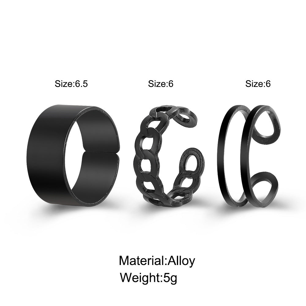 Creative Wide Face Switchable Index Finger Rings