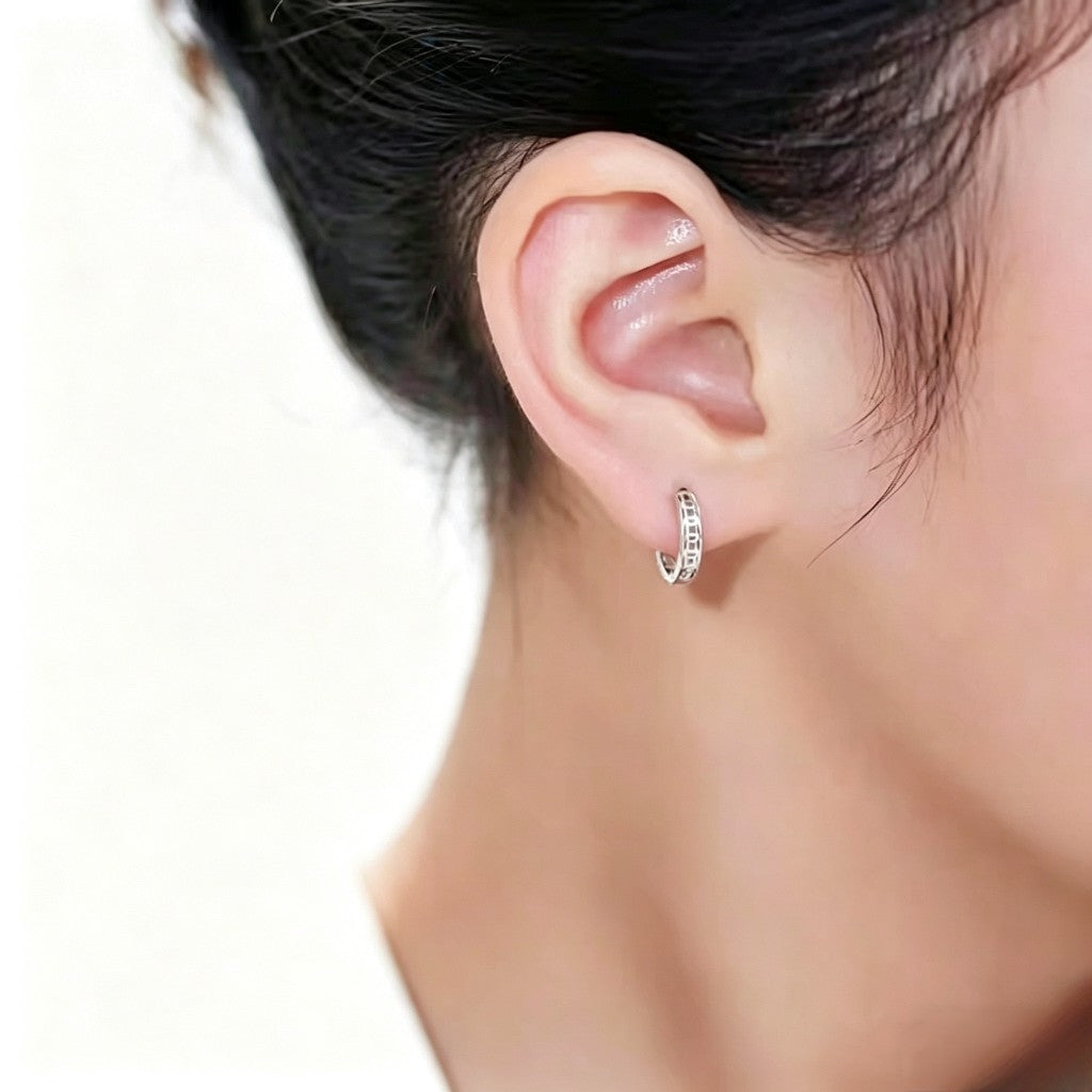 Women's Duo Sterling Sier Coin High-grade Light Earrings