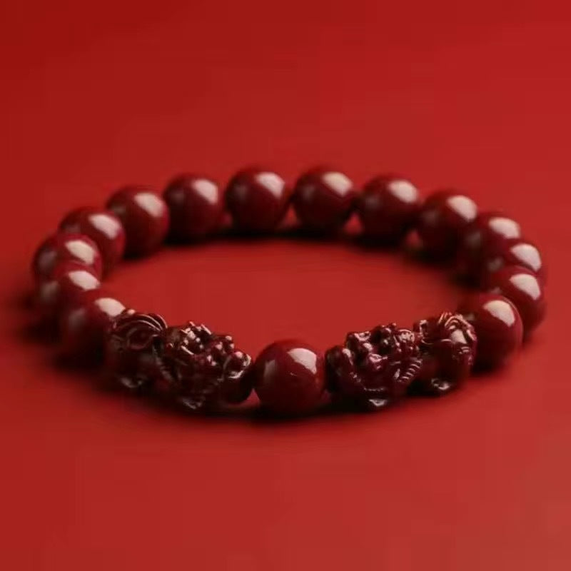 Women's & Men's Double Purple Gold Sand Original Life Ball Female Beaded Live Bracelet