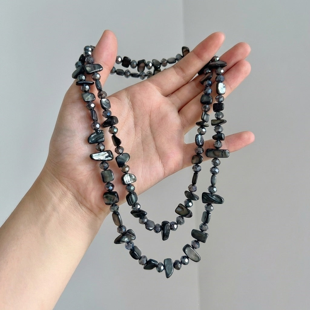 Women's Beaded Personal Bohemian Ethnic Style Fashion Sweater Necklace