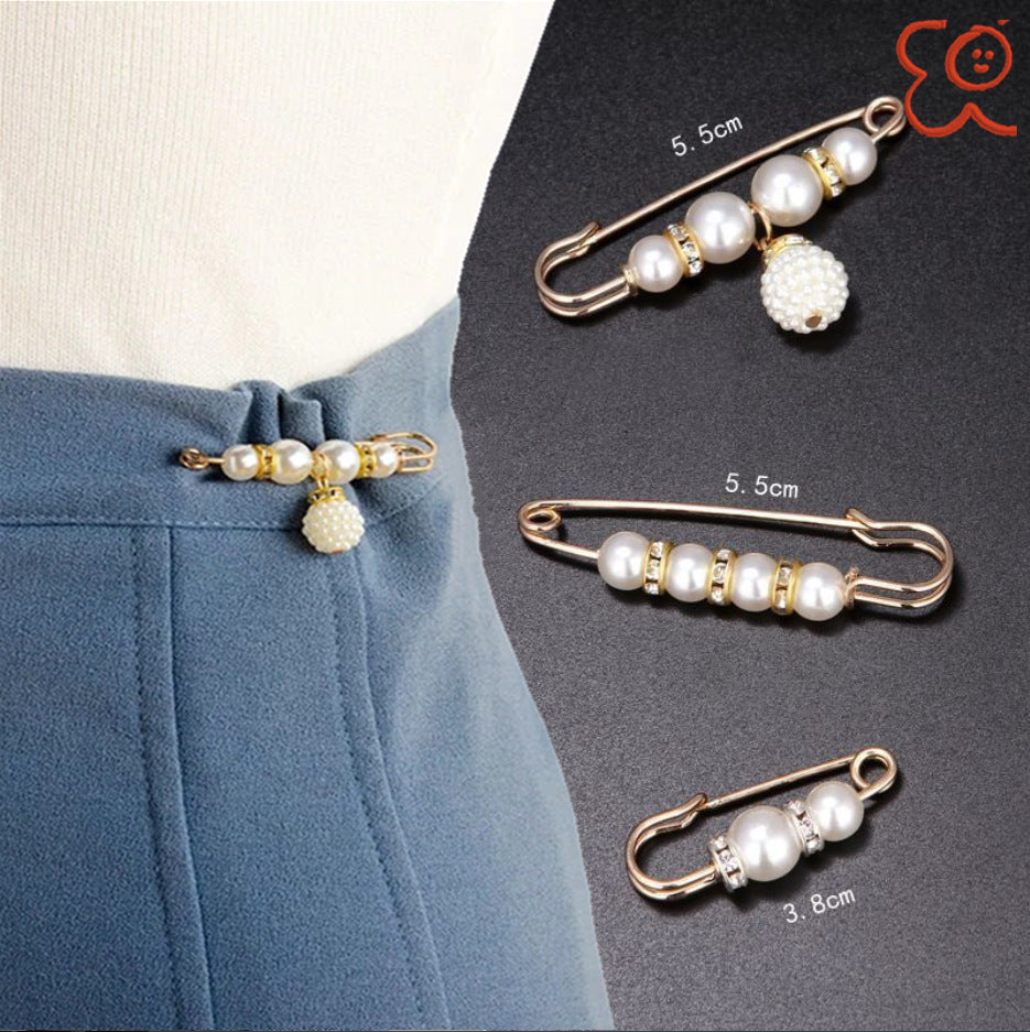 Fixed Clothes Clip Slimming Artifact Brooch Brooches