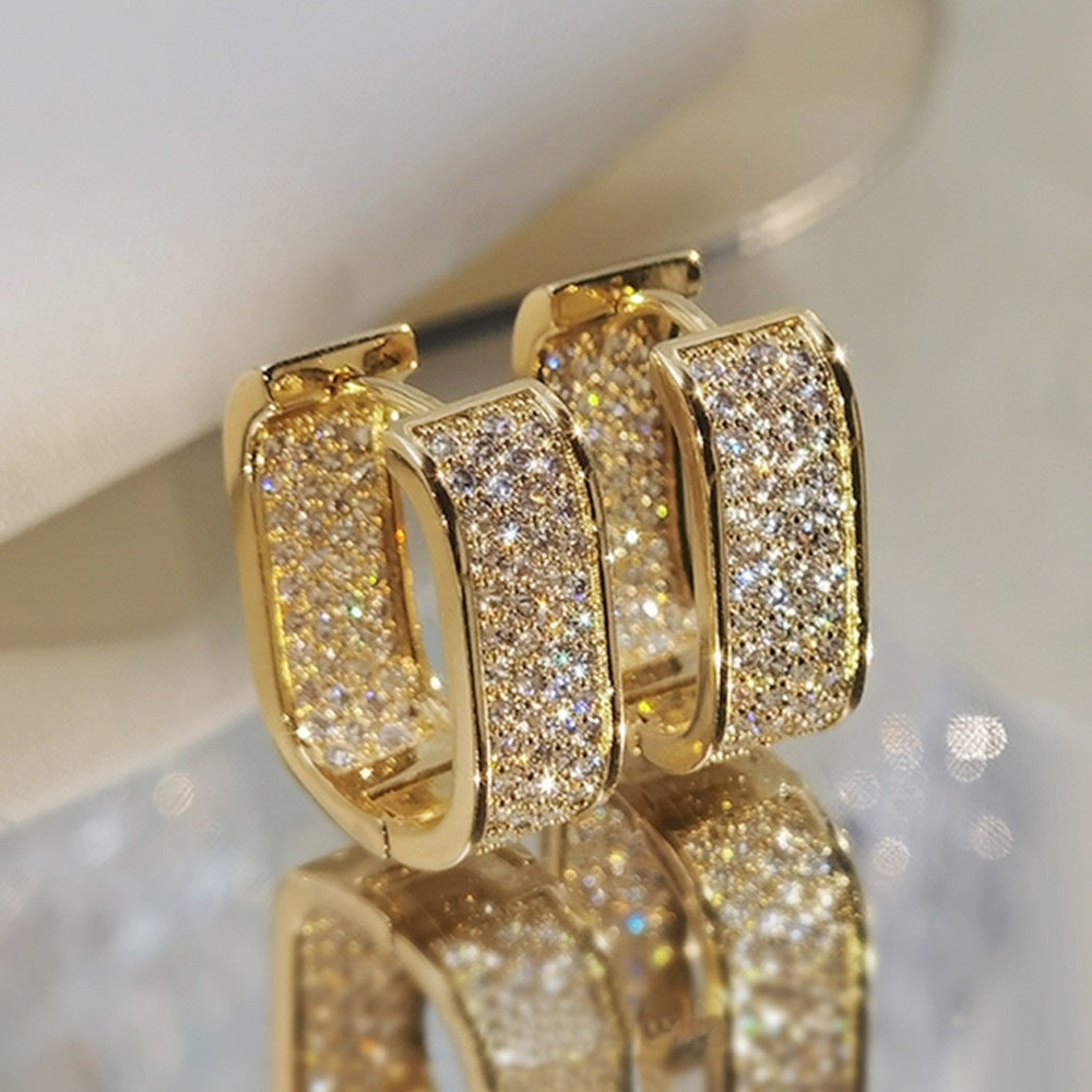 Luxury Copper Micro Ear Clip Simple Rings