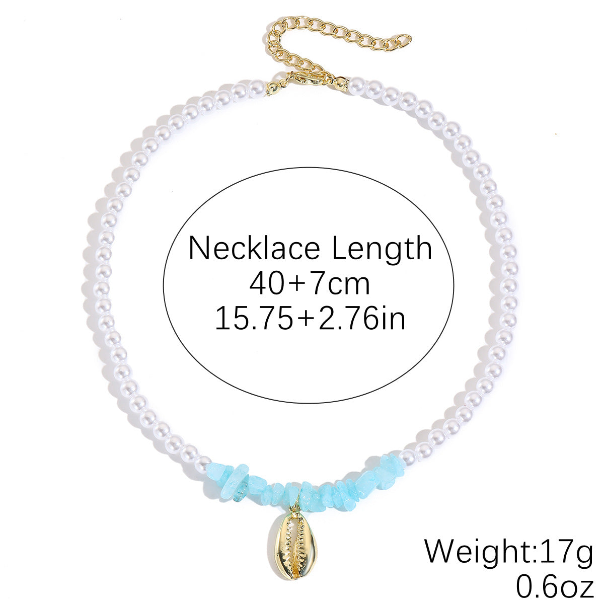 Style Shell Pearl Handmade Beaded Natural Necklace