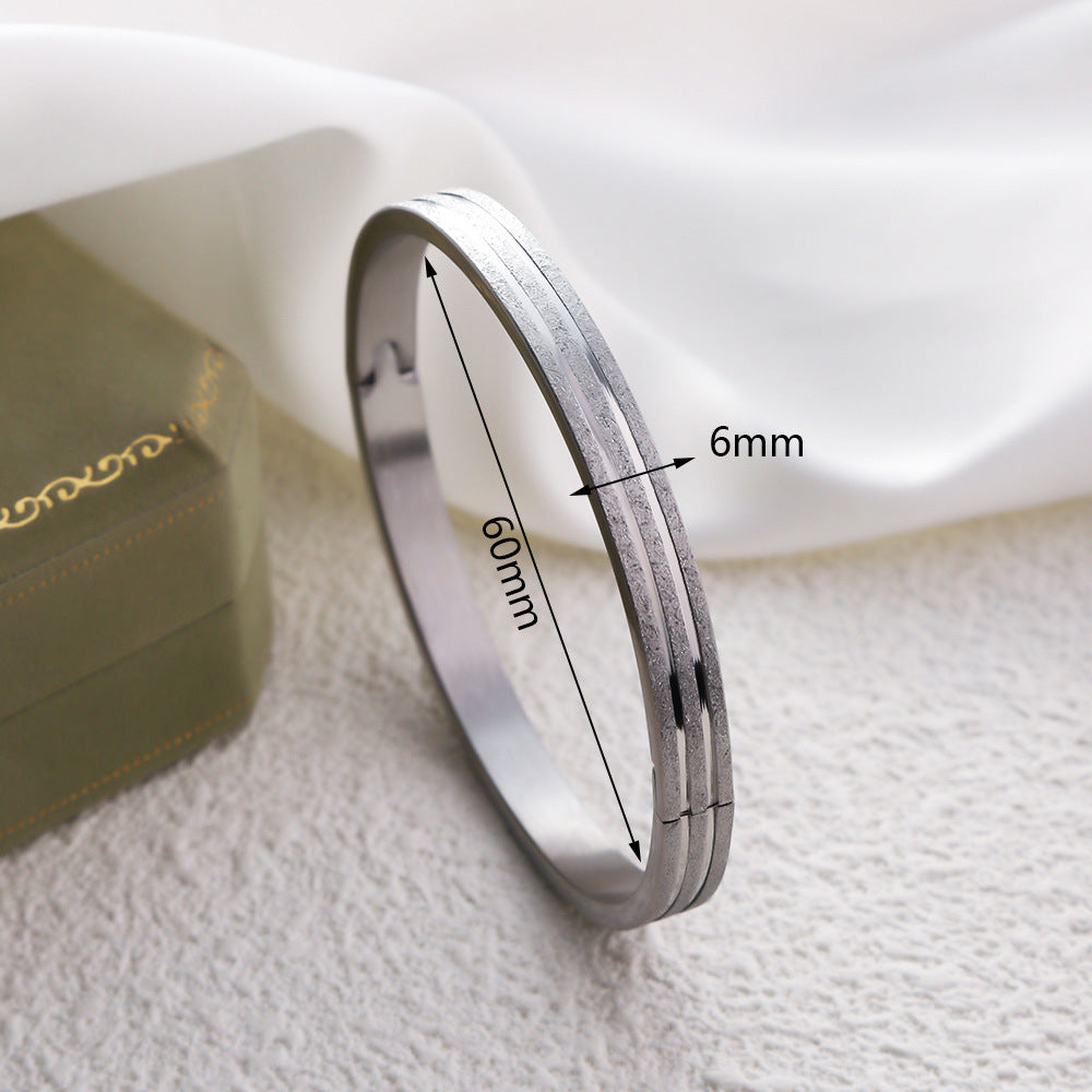 Titanium Steel Stainless Real Gold Furnace Bracelets