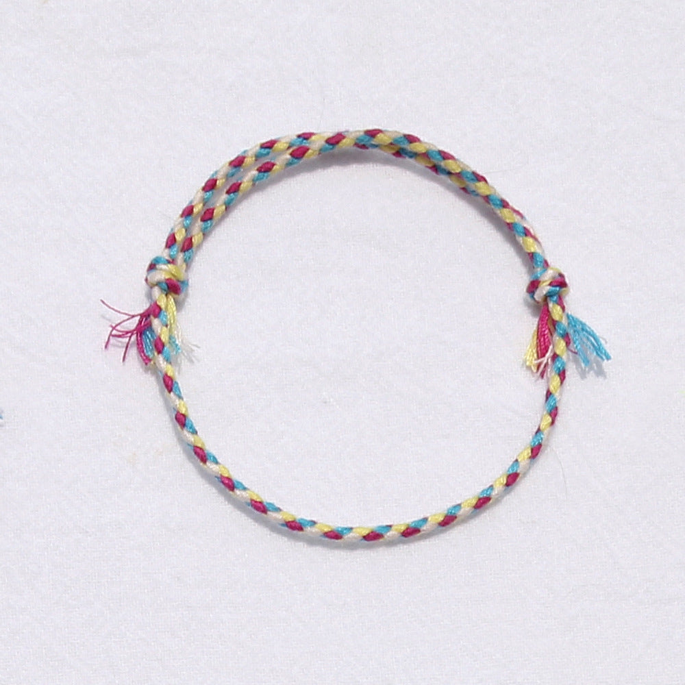 Hand-woven Tibetan Hand Rub Thread Carrying Bracelets