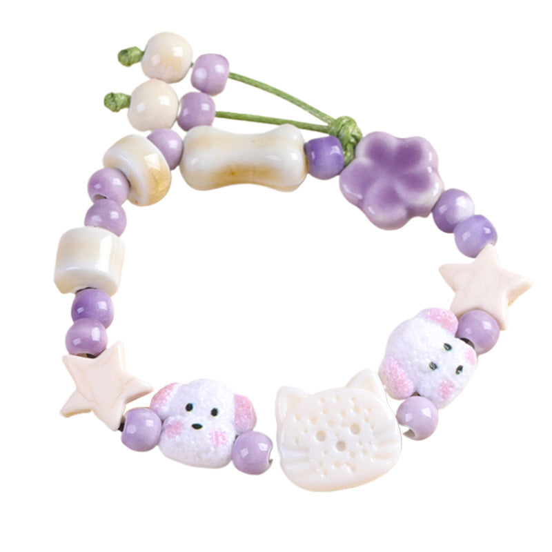 Circle Chinese Style Cute Refreshing Stall Bracelet