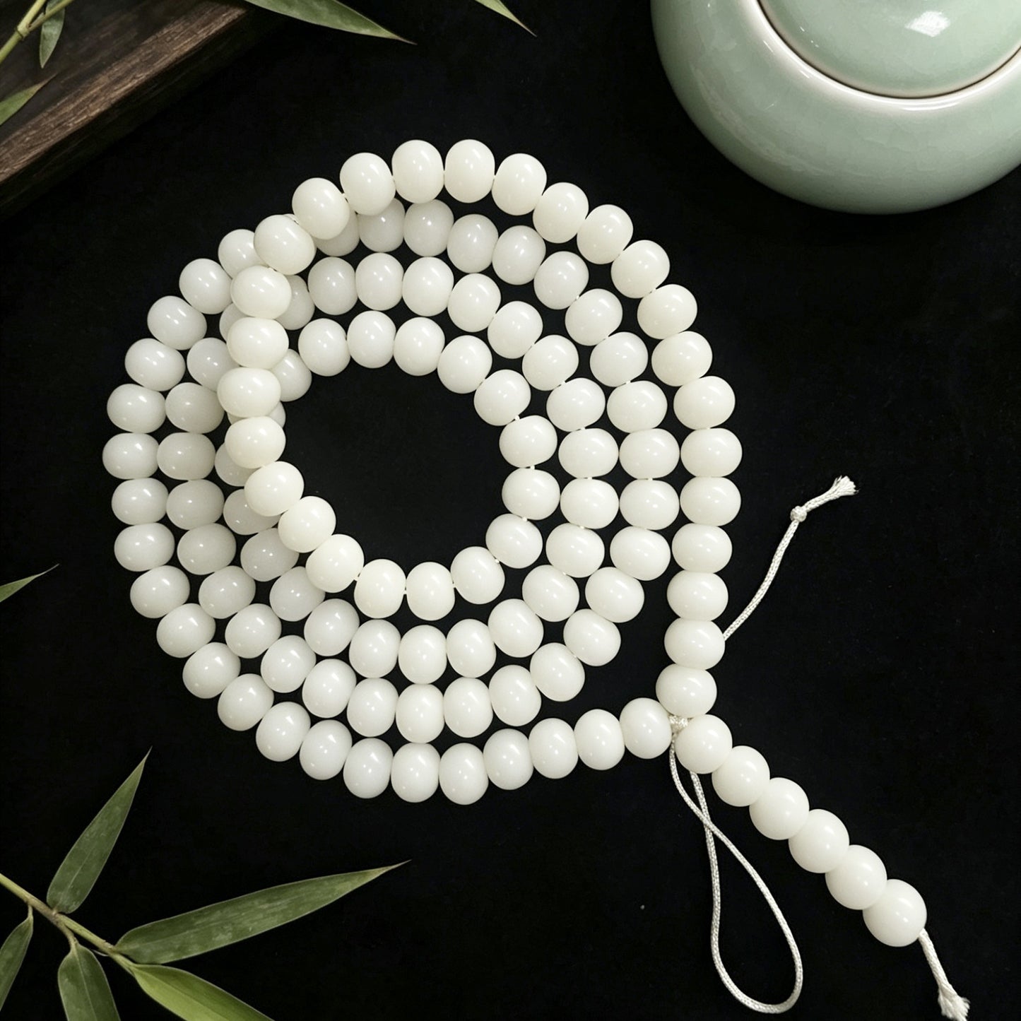 Pcs Apple Round Barrel Beads Straight Cut Seed Crafts Buddha Bracelet