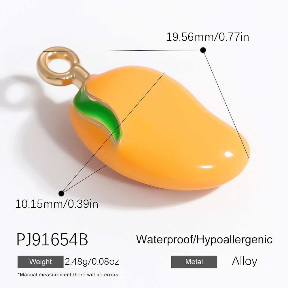 Mini Fruit Cartoon Pastoral Style Three-dimensional Jewelry Accessories
