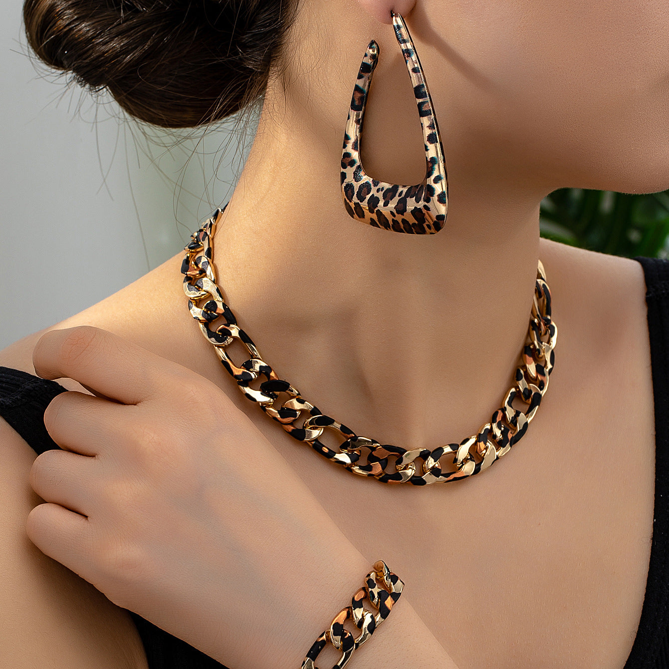 Geometric Trend Triangle Retro Sexy Minimalist Fashion Jewelry Set