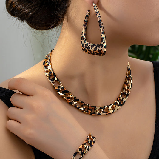 Geometric Trend Triangle Retro Sexy Minimalist Fashion Jewelry Set