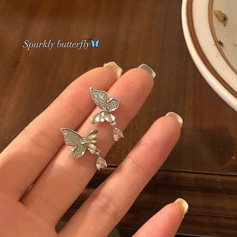 Women's Exquisite Butterfly Light Luxury Minority High-grade For Ear Stud Earrings