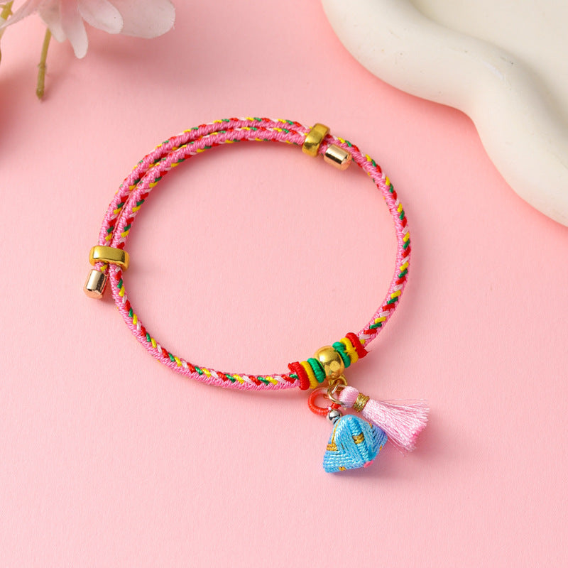 Children's Hundred Dragon Boat Festival Colorful Braided Rope Batches Of Goods Bracelets